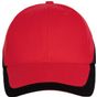 k-up Racing - casquette bicolore 6 panneaux red/black