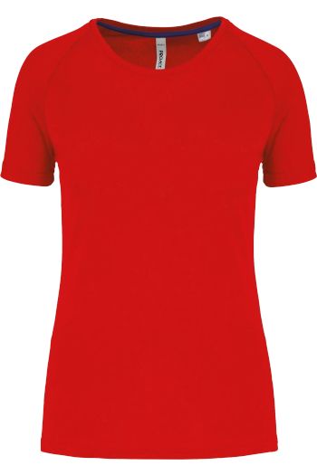 Image produit T-shirt de sport à col rond recyclé femme
