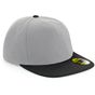Beechfield Casquette snapback à visière plate originale grey/black