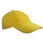 L-merch Kids´ Brushed Cap yellow