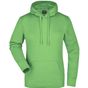 James&Nicholson Ladies´ Hooded Sweat lime_green