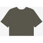 Bella Women's jersey crop tee military_green