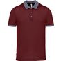 ProAct Polo piqué performance homme - wine/sporty_grey - M