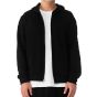 Bella + Canvas Unisex 10 oz full zip hoodie black