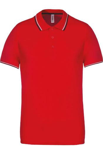 Image produit Polo maille piquée manches courtes homme