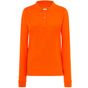 JHK Polo regular lady long sleeves orange
