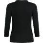 Kustom Kit 3/4 Sleeve Regular Fit Mandarin Collar Black