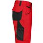 James&Nicholson Workwear Bermudas -STRONG- red/black