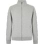 Kustom Kit Regular Fit Zipped Sweatshirt Heather grey