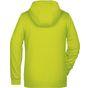 James&Nicholson Ladies´ Zip-Hoody acid_yellow