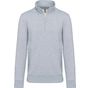 Kariban Sweat-shirt col zippé oxford_grey