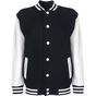 fdm Junior Varsity Jacket black/white