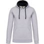 Kariban sweat-shirt capuche contrastée femme oxford_grey/navy