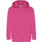 fruit of the loom Kids Classic Hooded Sweat fuchsia