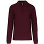 Kariban Polo manches longues homme wine