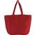 kimood Grand sac en juco avec doublure intérieure washed_crimson_red