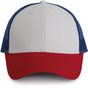 K-up Casquette Trucker - 6 panneaux white/red/royal_blue