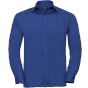 Russell Chemise en Popeline Polyester/Coton classique manches longues homme bright_royal