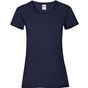 fruit of the loom Tee-shirt femme Valueweight deep_navy