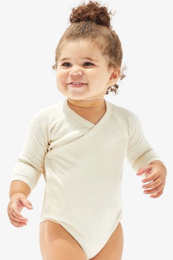 Image produit Baby long sleeve kimono bodysuit