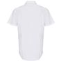 Premier Chemise en popeline stretch à manches courtes pour homme white