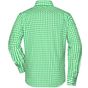 James&Nicholson Men´s Checked Shirt green/white