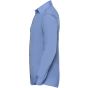 Russell Chemise en Popeline Polyester Coton cintrée manches longues homme corporate blue