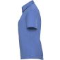 Russell Chemise en Popeline Polyester/Coton classique courtes allongées Femme corporate blue