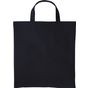 Nutshell Cabas en coton anses courtes black