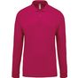 Kariban Polo piqué manches longues homme  fuchsia