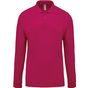 kariban Polo piqué manches longues homme  fuchsia