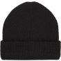K-up Bonnet côtelé à double revers black