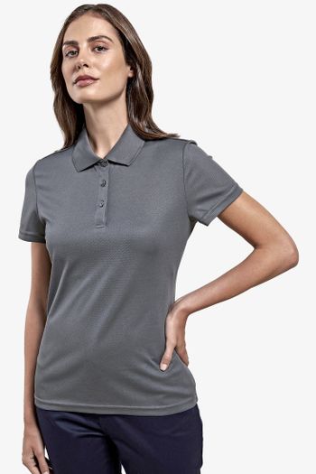 Image produit Polo à teinture par filature pour femme