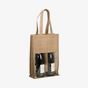 kimood Sac porte bouteilles en jute