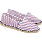 Kariban Espadrilles unisexe striped_blue/white/red