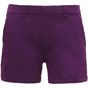Asquith & Fox Short en coton coupe classique femme - purple - S