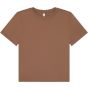 Bella + Canvas Women's 6 oz heavyweight tee vintage_brown