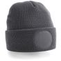 Beechfield Bonnet à patch rond gris graphite