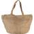 kimood Sac cabas en toile de jute teint 100% naturel natural/natural