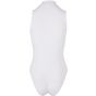 Build Your Brand Ladies Sleeveless Turtleneck Body white