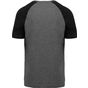 ProAct T-shirt Triblend bicolore sport manches courtes adulte grey_heather/black_heather