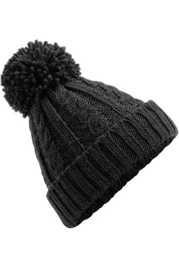 Image produit Bonnet en maille mélangée torsadée