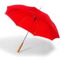 L-merch Automatic Umbrella With Wooden Handle red