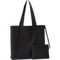 Nutshell Tote bag recyclé Cruise avec pochette amovible black