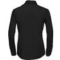 Russell Collection Ladies’ long sleeve classic pure cotton poplin shirt black