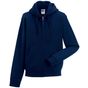Russell ZIP HOODED SWEAT navy
