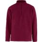 Neutral Recycled Fleece Quarter Zip bordeaux