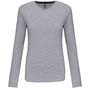 Kariban T-shirt col rond manches longues femme oxford_grey