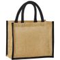 Westford Mill Tote bag midi en jute amidonné naturel - natural/black - taille_unique