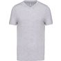 Kariban T-shirt col V manches courtes oxford_grey